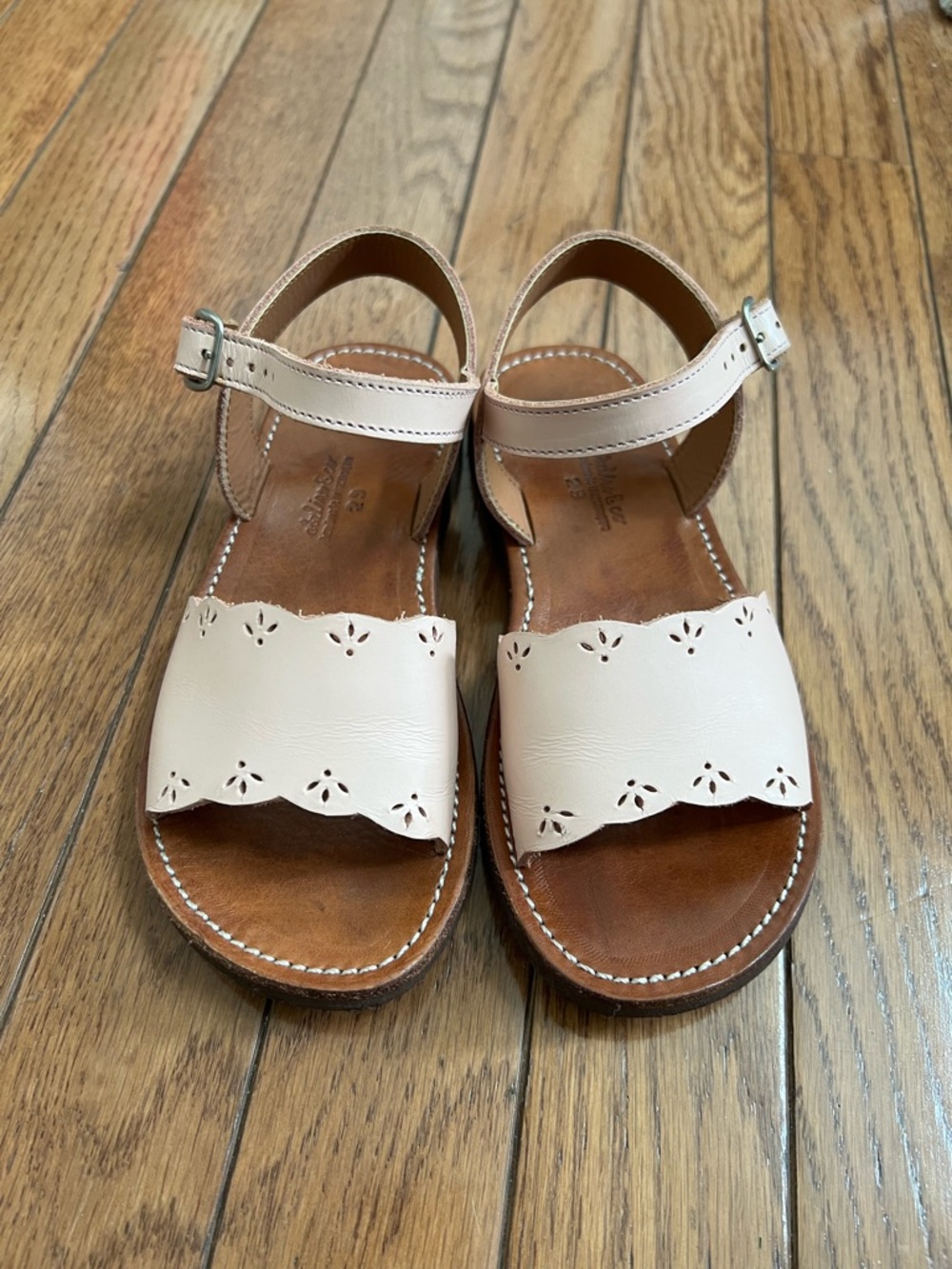 Pink Sorbet Bella Children’s Leather Sandals Size 29 (11.5)